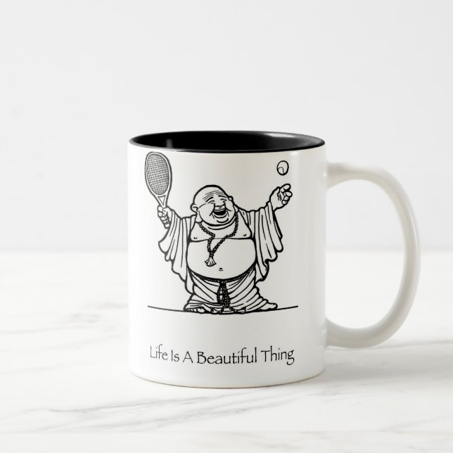 Life Is A Beautiful Thing Buddha Coffee Mug (Right)