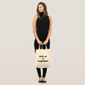 Life Is A Cabaret organic bag (Front (Model))