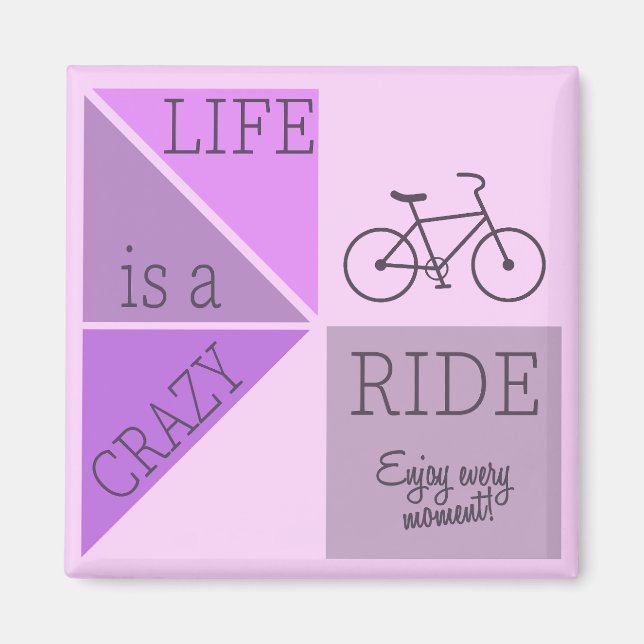 Life is a Crazy Ride Magnet (Front)
