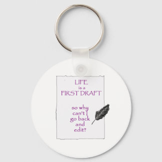 Life is a First Draught Keychain