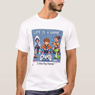 Life Is A Game.. #Part2 (8bit) (gamer tshirt) #03 T-Shirt