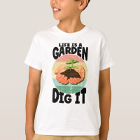 Life Is A Garden Dig It Retro Hands Plant