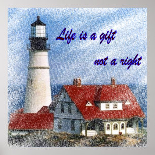 Life Is A Gift Poster