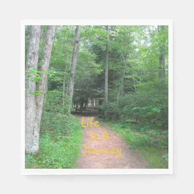 Life Is A Journey 2 Napkin (Front)