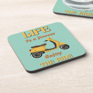 Life Is a Journey Beverage Coaster