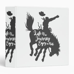 Life is a journey enjoy - Choose background color Binder