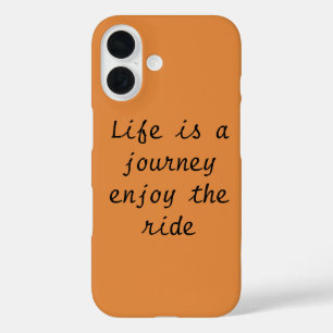 "Life is a journey enjoy the ride" IPhone Case