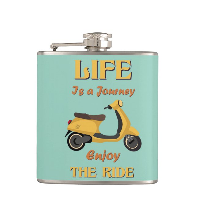 Life Is a Journey Flask (Front)