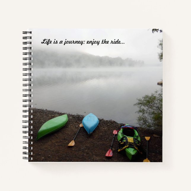Life is a Journey - Inspirational Notebook (Front)