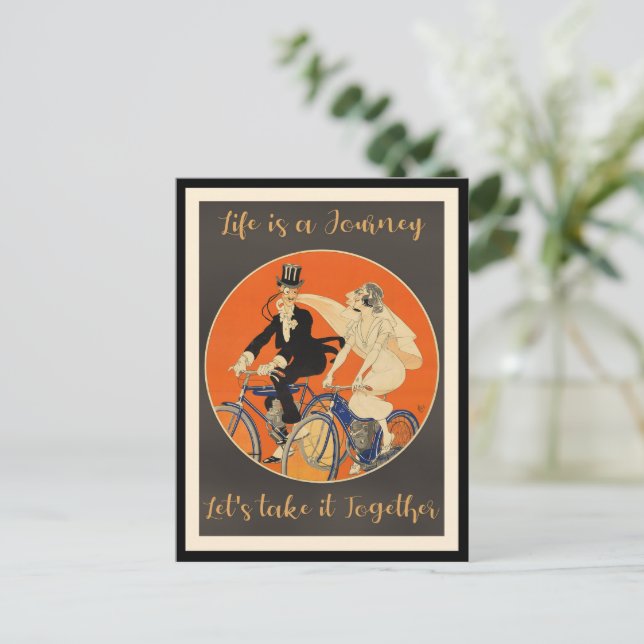 Life is a Journey, Love, Postcard (Standing Front)