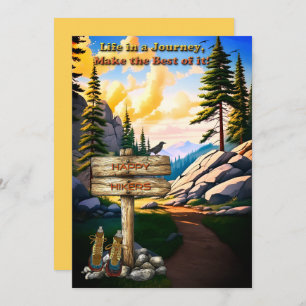 Life is a Journey Make it the Best Greeting Card