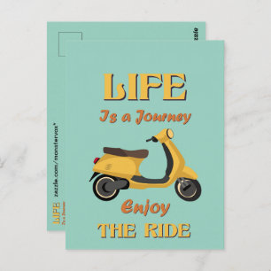Life Is a Journey Postcard