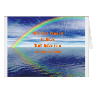 Life is a reson to hope
