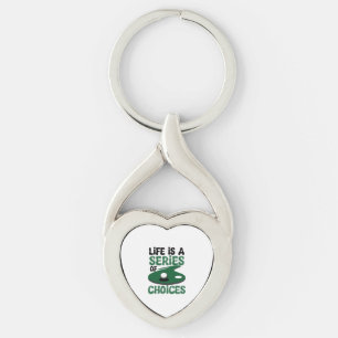 Life is a Series of Choices, Golf Keychain