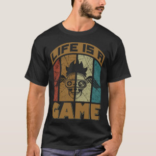 Life is a Video Game  Gaming  Graphic Plus Size T-Shirt