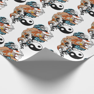 life is about balance. Japanese koi carp fish Wrapping Paper