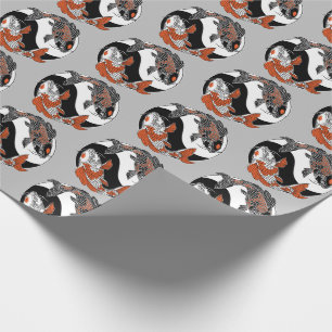 Life is about balance. Two koi and yin yang symbol Wrapping Paper