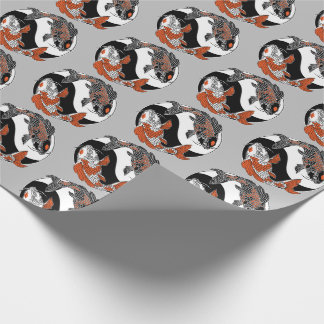 Life is about balance. Two koi and yin yang symbol Wrapping Paper