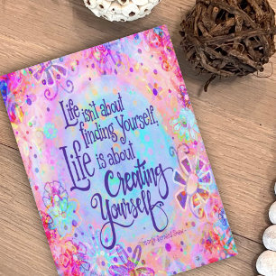 Life is about Creating Yourself Card