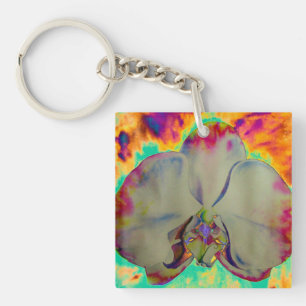 Life is about the Journey - Fire Orchid Keychain