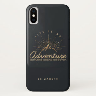Life is an Adventure Mountain with Sunrays Case-Mate iPhone Case