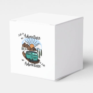 Life is an Adventure - Outdoor Enthusiast, Hiking, Favor Box