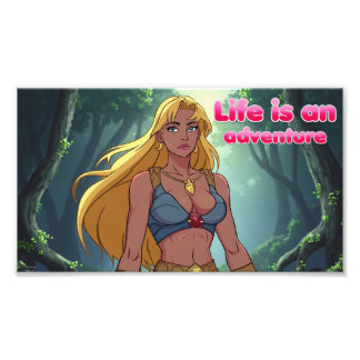 Life is an adventure print
