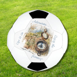 Life Is An Adventure Soccer Ball