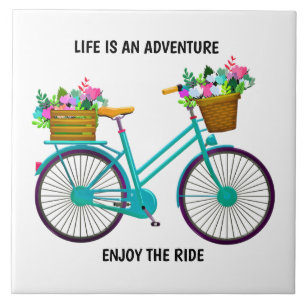 Life is an adventure tile