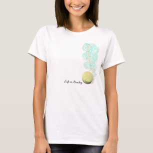 Life is Beachy Shell Swirls T-Shirt