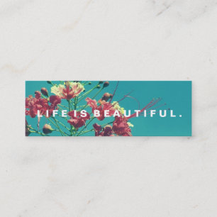 Life is Beautiful Acts Kindness Challenge Card