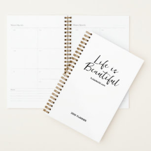 Life is Beautiful Blog Brand Website Planner