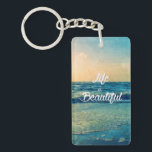 Life is beautiful keychain<br><div class="desc">Life is beautiful
#quote #motivational #sea #lifeisbeautiful</div>