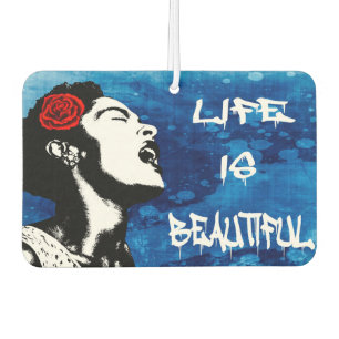 Life is Beautiful Positivity Quote Air Freshener