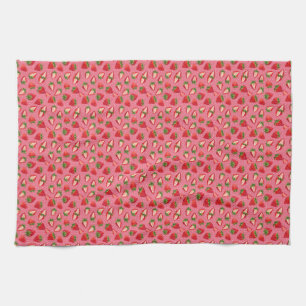 Life Is Berry Good With Strawberries Kitchen Towel