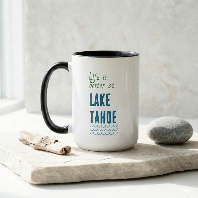 Life is better at Lake Mug (life is better at lake tahoe mugs)