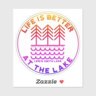 Life is Better At Smith Lake Sticker Decal