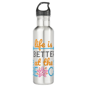 Life Is Better At The Beach 710 Ml Water Bottle
