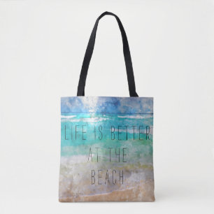 Life is Better at the Beach Canvas Bag