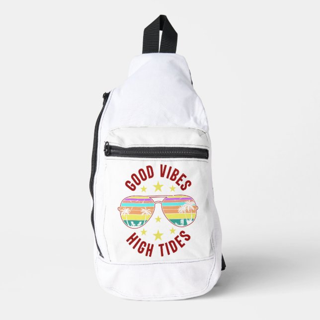 Life Is Better at the Beach Sling Bag (Front)