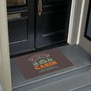 Life is Better at the Cabin Family Reunion Doormat