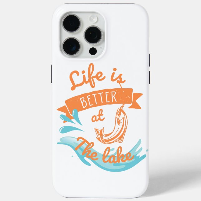 life is better at the lake Case-Mate iPhone case (Back)
