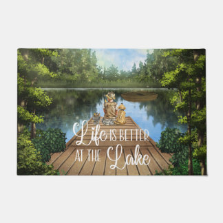 Life Is Better At The Lake Doormat