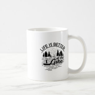 Life Is Better At The Lake Funny Boating Lover Cru Coffee Mug