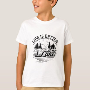 Life Is Better At The Lake Funny Boating Lover Cru T-Shirt