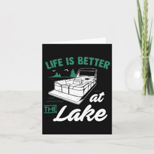 Life Is Better At The Lake - Pontoon Boat Gift Card