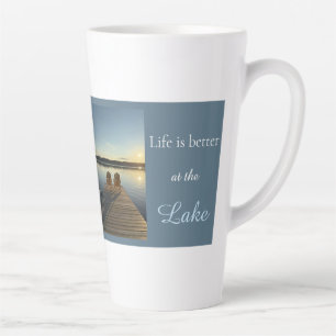 Life Is Better at the Lake Relaxing Lakeside Latte Mug