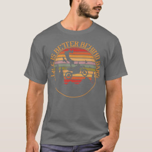Life Is Better Behind Bars Motorcross Bike Dirt Mo T-Shirt