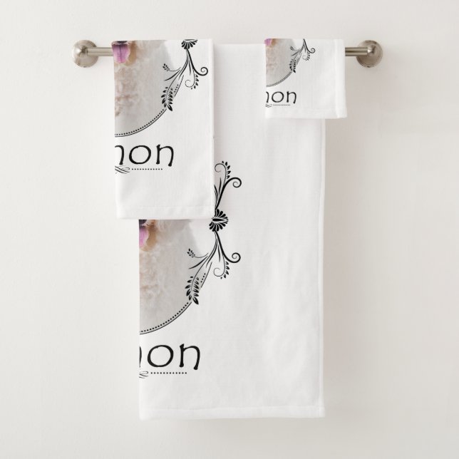 Life is Better Bichon Bath Towel Set (Insitu)