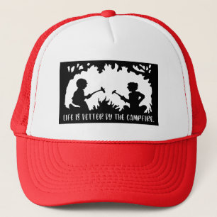 Life Is Better By The Campfire Trucker Hat